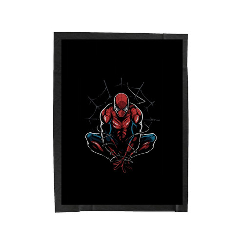 Spider-Man Trap Art Velveteen Blanket