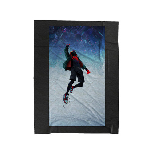 Spiderman Into The Spider-Verse Velveteen Blanket