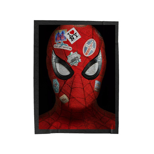Spiderman Mask Superhero Velveteen Blanket