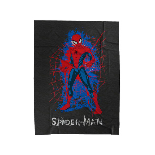 Spiderman Web Slinger Velveteen Blanket