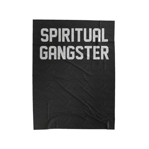 Spiritual Gangster Funny Christian Velveteen Blanket