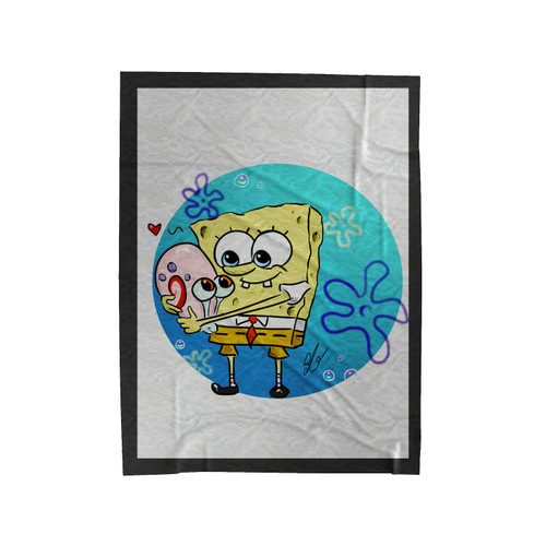 Spongebob And Gary Velveteen Blanket