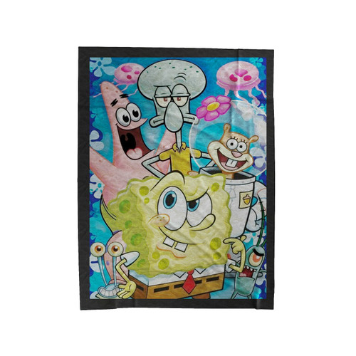 Spongebob Group Velveteen Blanket