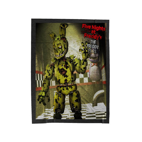 Springtrap In Freddy Files Velveteen Blanket