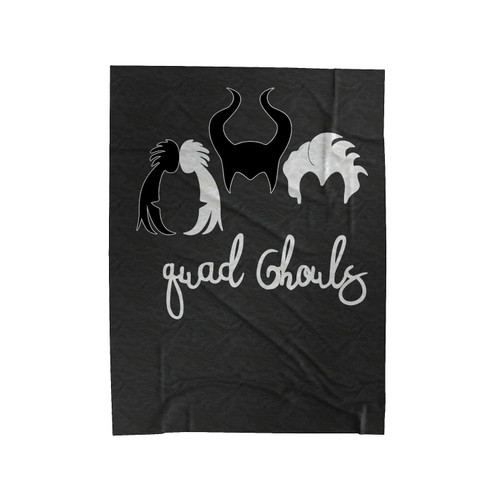 Squad Ghouls Cruella Maleficent Ursula Villain Disney Halloween Velveteen Blanket
