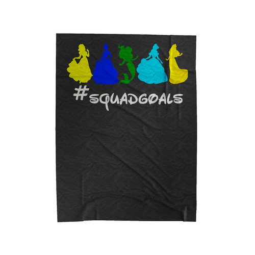 Squad Goals Disney Princess Velveteen Blanket