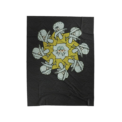Squidward Dabbing Frr 31Jan Velveteen Blanket