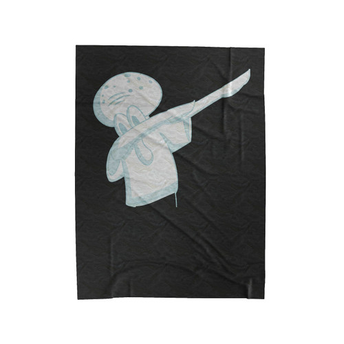 Squidward Dabbing Illustation Frr 31Jan Velveteen Blanket