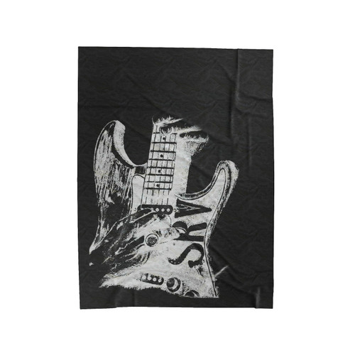 Srv Music Davinci Guitar Velveteen Blanket