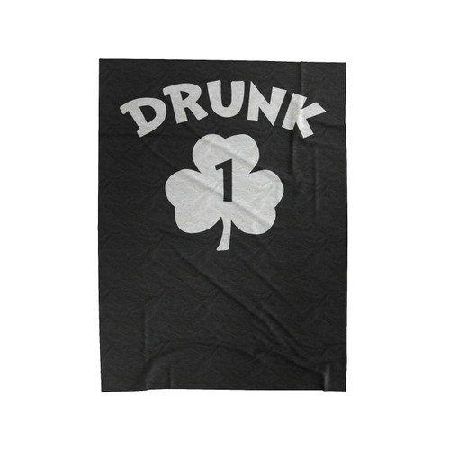 St Patricks Drunk Beer Velveteen Blanket