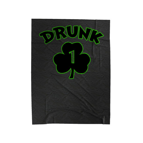 St Patricks Drunk Beer W Velveteen Blanket