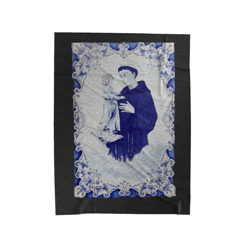 St. Anthony Patron Of Lost Things Velveteen Blanket
