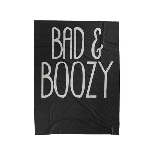 St. Patrick's Day Bad And Boozy Velveteen Blanket