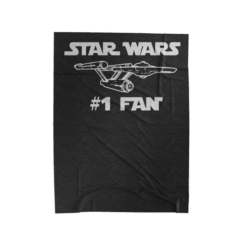Star Wars #1 Fan Comedy Star Trek Heavy Velveteen Blanket