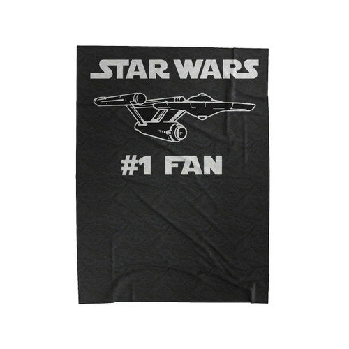 Star Wars #1 Fan Star Trek Velveteen Blanket