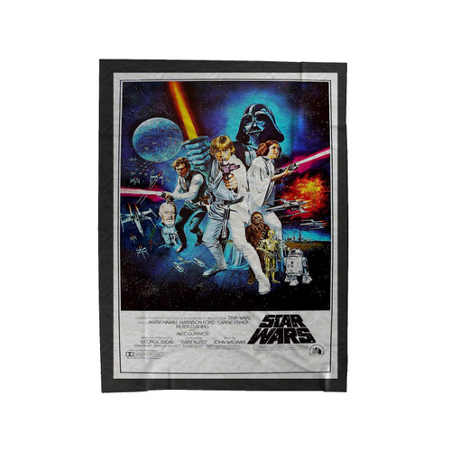 Star Wars A New Hope Movie Velveteen Blanket