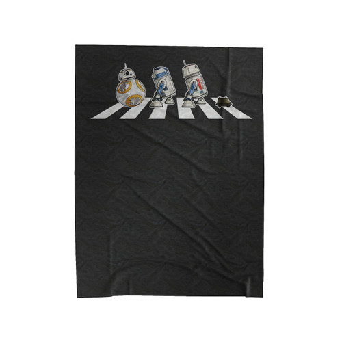 Star Wars Beatles Abbey Road Droids Velveteen Blanket