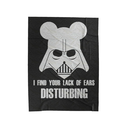 Star Wars Darth Vader Mickey Ears Velveteen Blanket