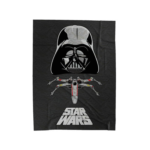 Star Wars Darth Vader X Wing Velveteen Blanket