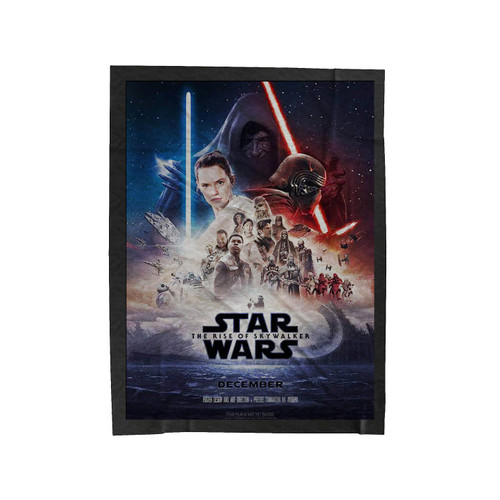 Star Wars Episode Ix The Rise Of Skywalker Velveteen Blanket