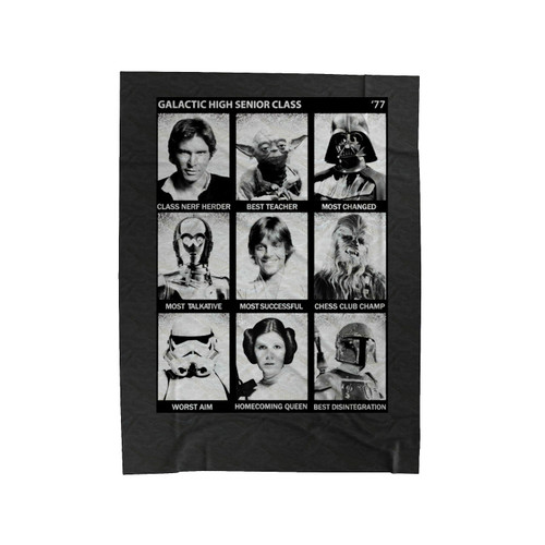 Star Wars Galactic High School Fun Velveteen Blanket