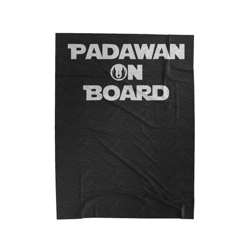 Star Wars Inspired Padawan On Board Family Baby On Board Velveteen Blanket