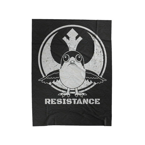 Star Wars Porg Resistance The Last Jedi Velveteen Blanket