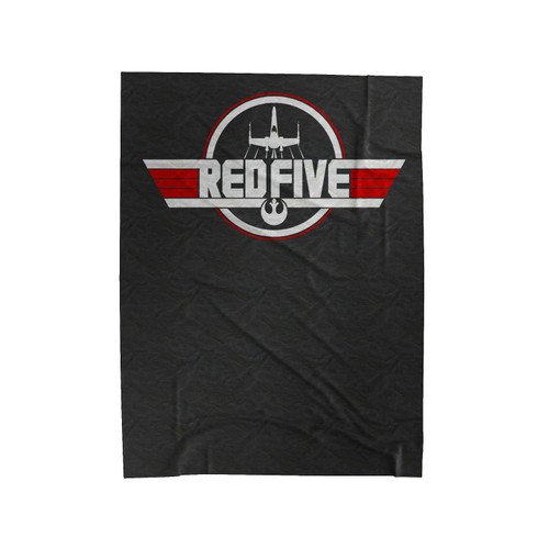 Star Wars Red Five X-Wing Fighter Top Gun Velveteen Blanket