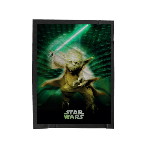 Star Wars Revenge Of The Sith Master Yoda Velveteen Blanket