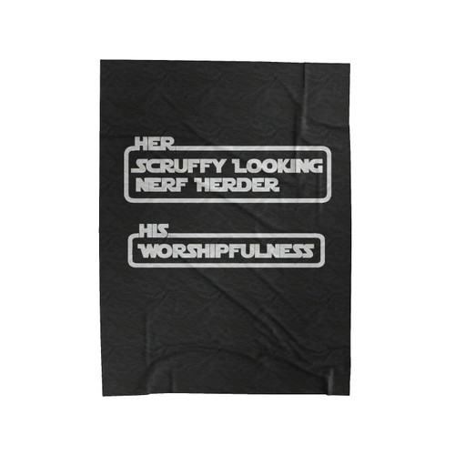 Star Wars Rogue Quote Velveteen Blanket