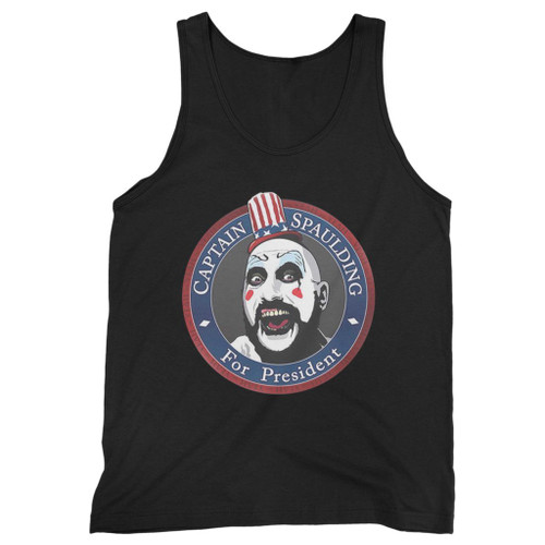 Our cotton captain spaulding for presiden men tank top is perfect for those intense workouts in the gym, at practice or pickup games.