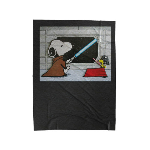 Star Wars Snoopy Parodi Velveteen Blanket