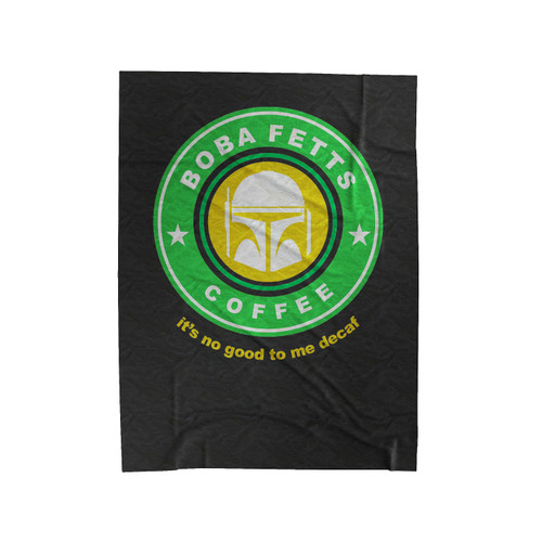 Star Wars Starbucks Inspired It's No Good To Me Decaf Velveteen Blanket
