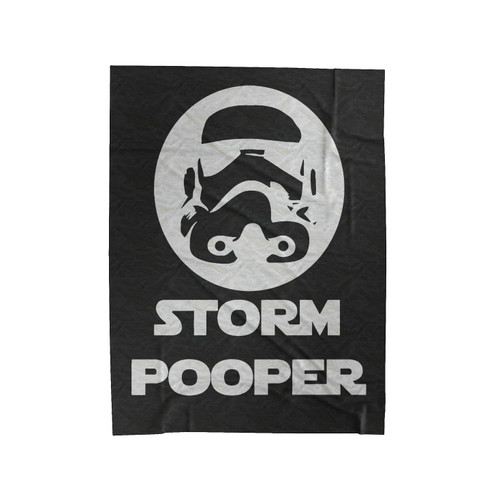 Star Wars Storm Trooper Pooper Velveteen Blanket
