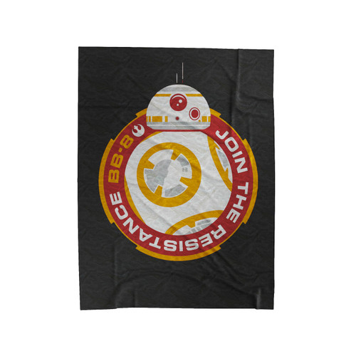 Star Wars The Force Awakens Bb 8 Join The Resistance Velveteen Blanket