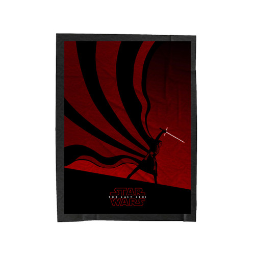 Star Wars The Last Jedi Fanart Velveteen Blanket