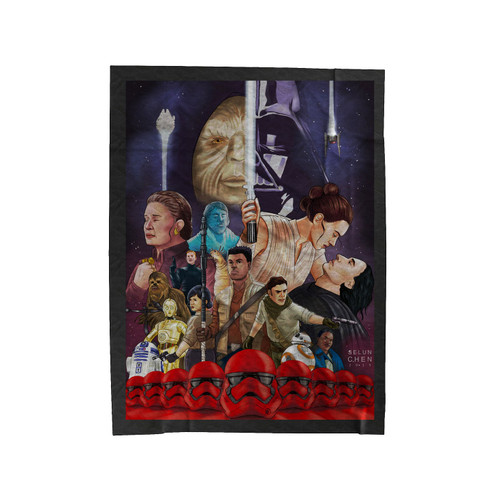 Star Wars The Rise Of Skywalker 4 1 Velveteen Blanket
