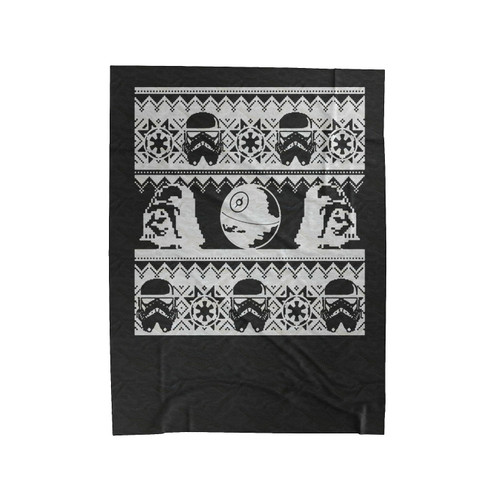 Star Wars Ugly Christmas Sweater Christmas Gift Xmas Velveteen Blanket