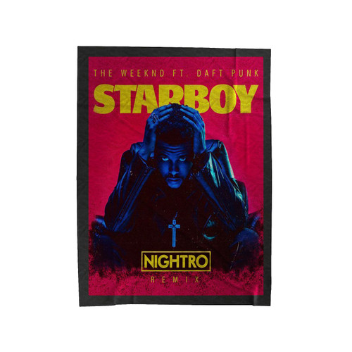 Starboy The Weeknd Logo Album Velveteen Blanket
