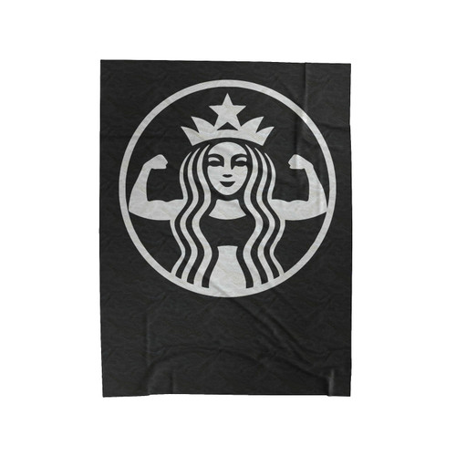 Starbuck Strong Coffee Velveteen Blanket
