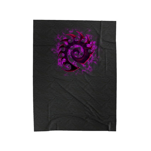 Starcraft 2 House Zerg Logo Game Of Thrones House Sigil Parodies Lotv Hots Wol Video Game Computer Game Gaming Parody For The Swarm 2 Velveteen Blanket