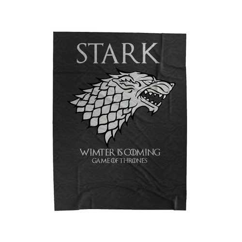 Stark Winter Is Coming Game Of Thrones Velveteen Blanket