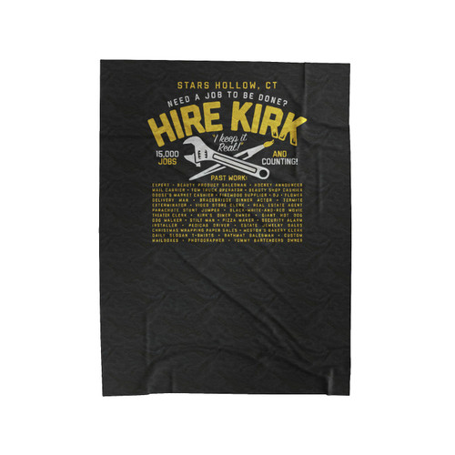 Stars Hollow Need A Job To Done Hire Kirk Velveteen Blanket