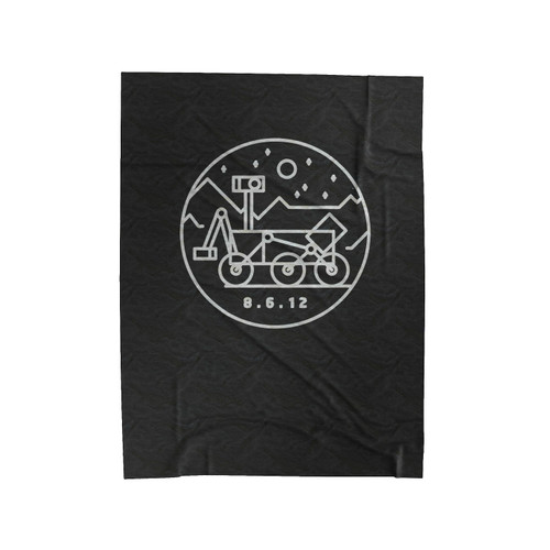 Stay Curious Velveteen Blanket