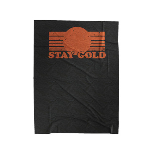 Stay Gold Pony Boy The Outsiders 80S Movie Film Novel Graphic Velveteen Blanket
