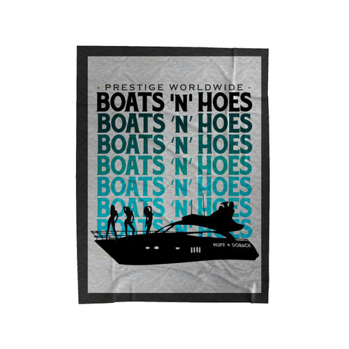 Step Brothers Boats N Hoes Velveteen Blanket