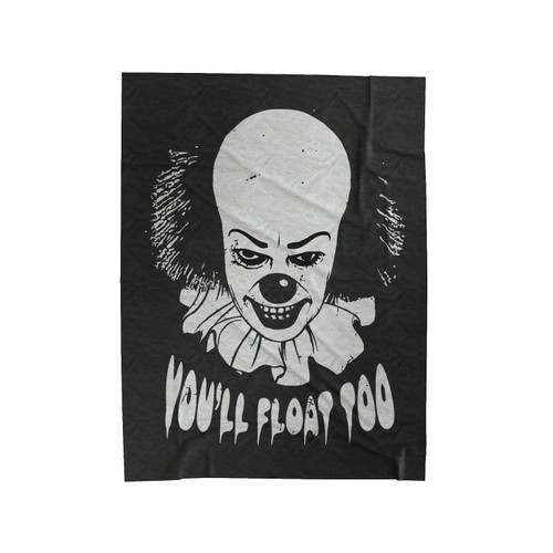 Stephen King It Tim Curry Pennywise You Float Too Velveteen Blanket