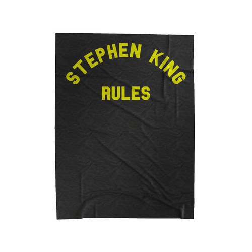 Stephen King Rules The Monster Squad Horror Movie Velveteen Blanket