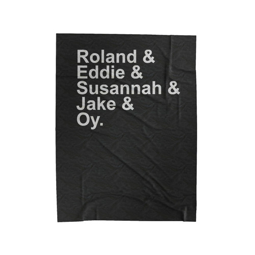 Stephen King The Dark Tower Roland And Eddie And Susannah And Jake And Oy Katet Velveteen Blanket