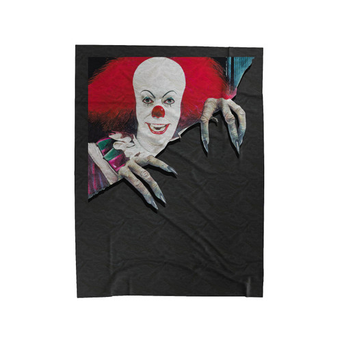 Stephen King's I T Pennywise Horror Movie Velveteen Blanket